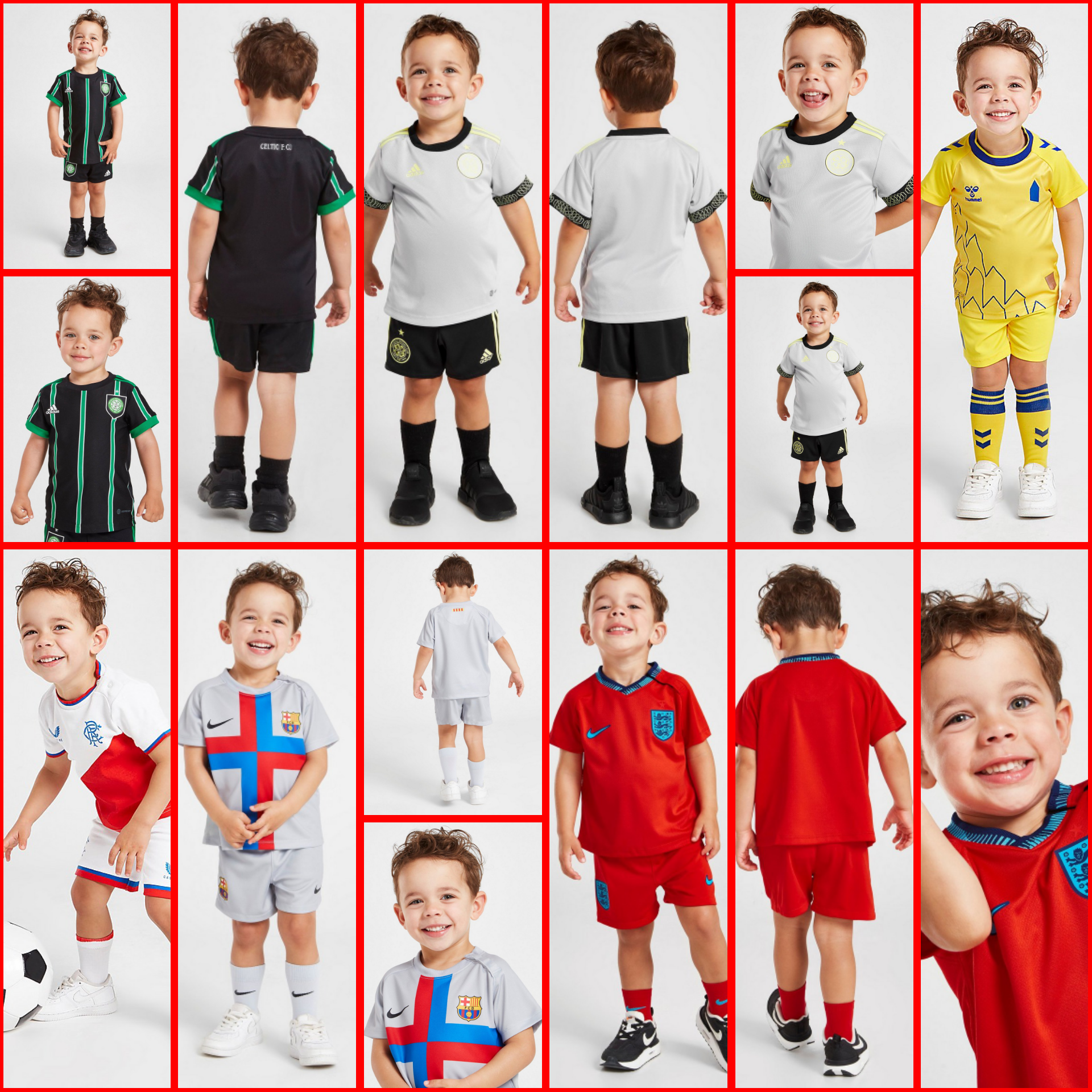 Jaxon Colthirst wearing football kits
