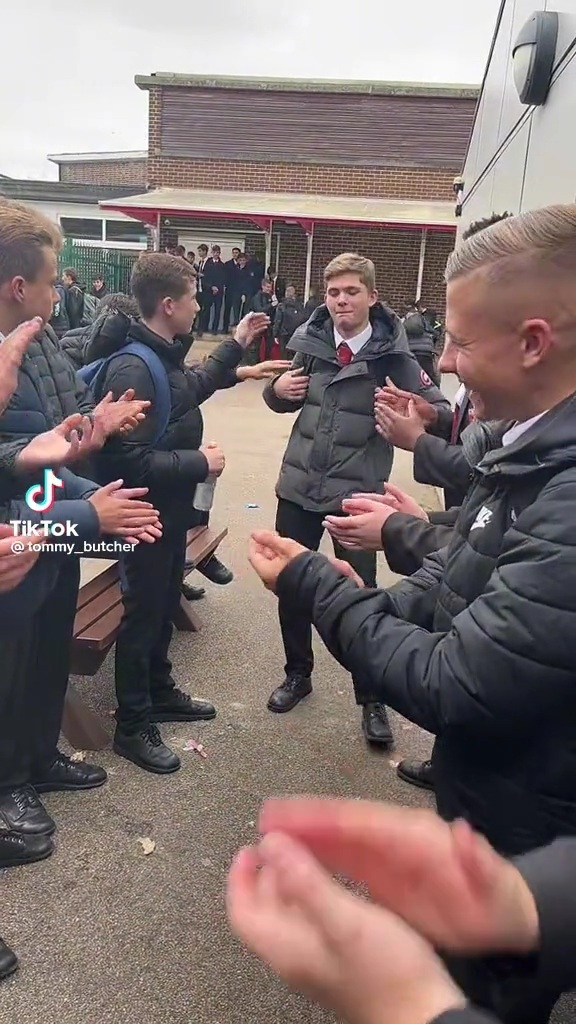 TikTok school lads