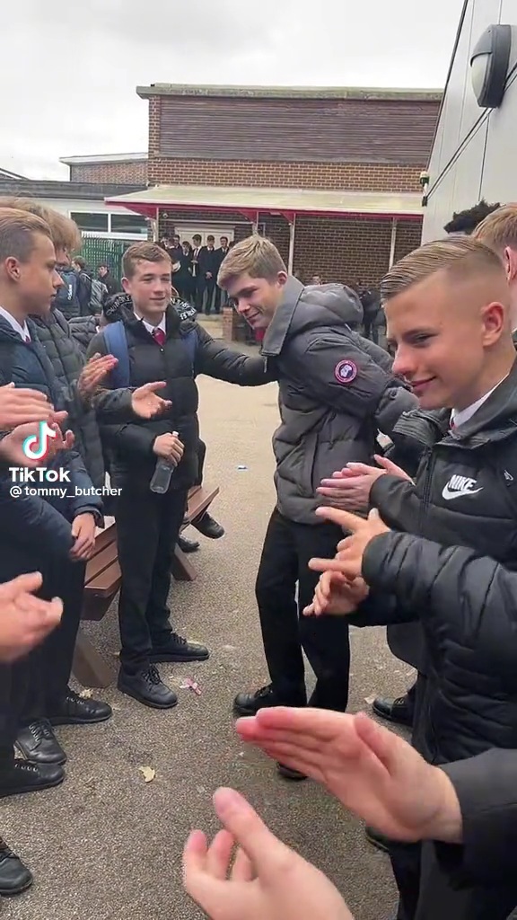 TikTok school lads