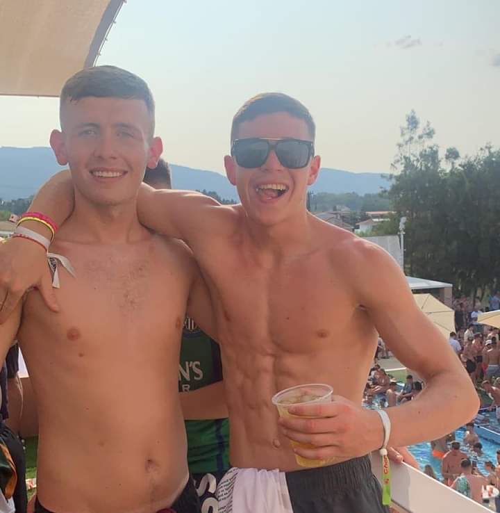 Shirtless guys
