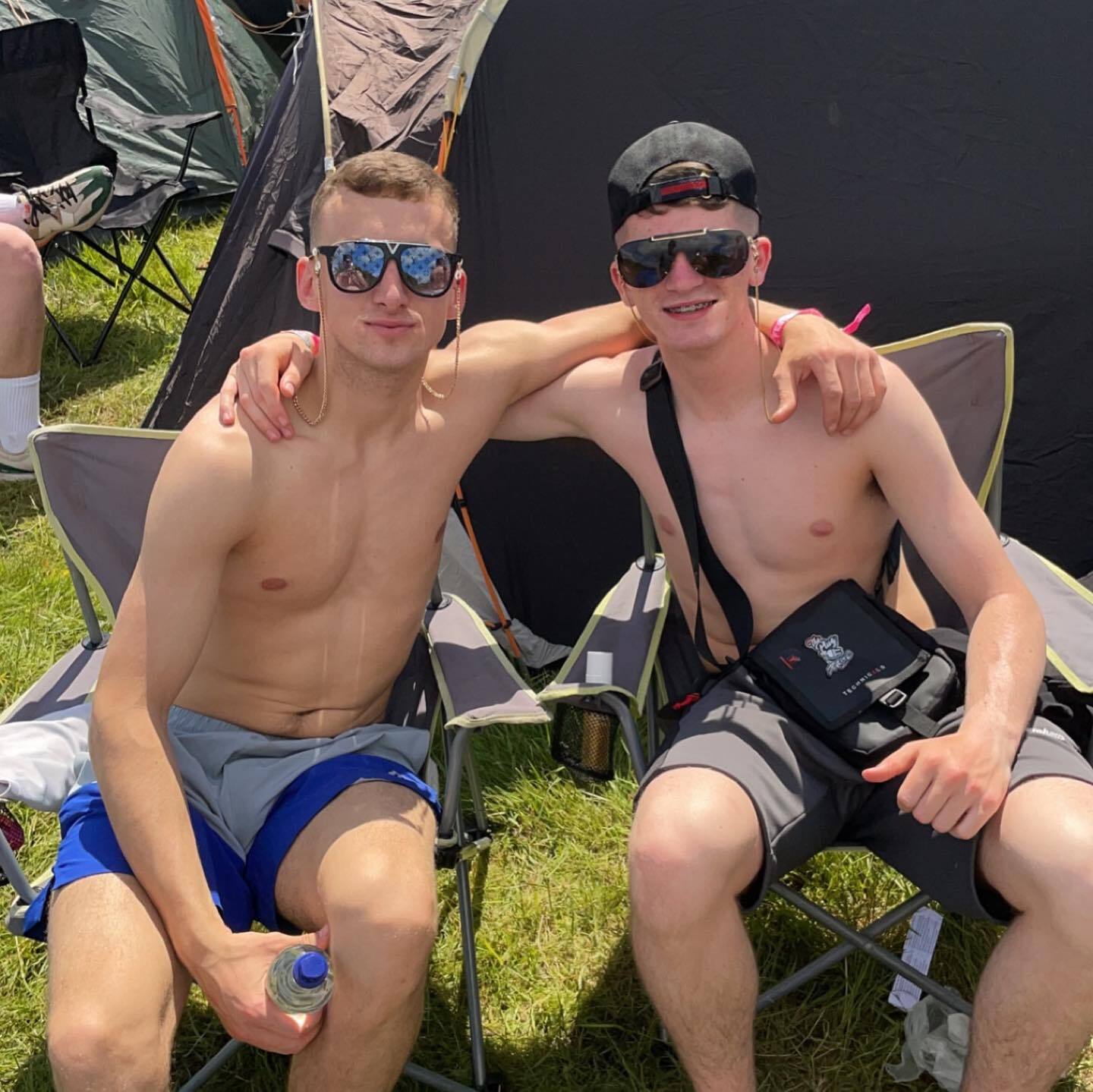 Shirtless guys