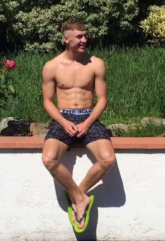 Shirtless guys