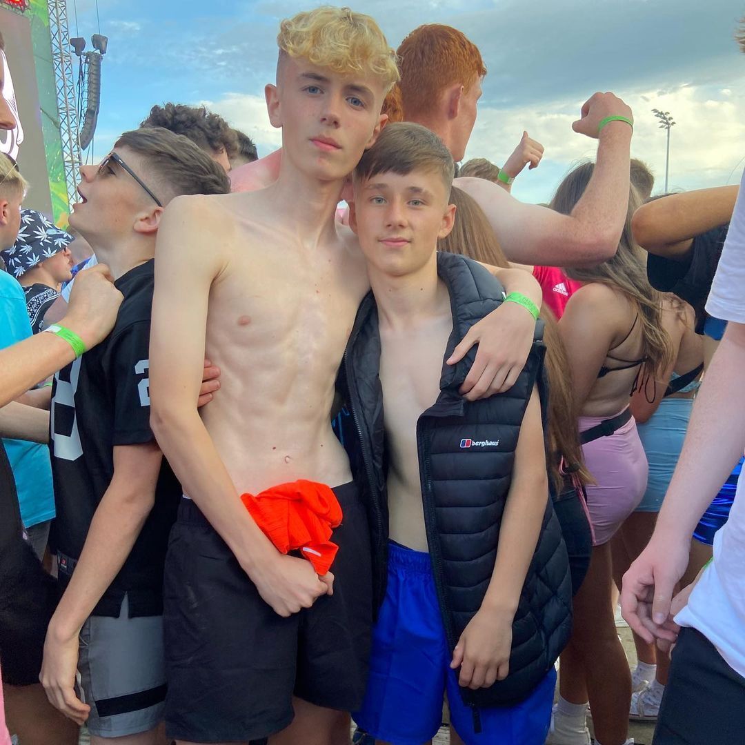 Shirtless guys