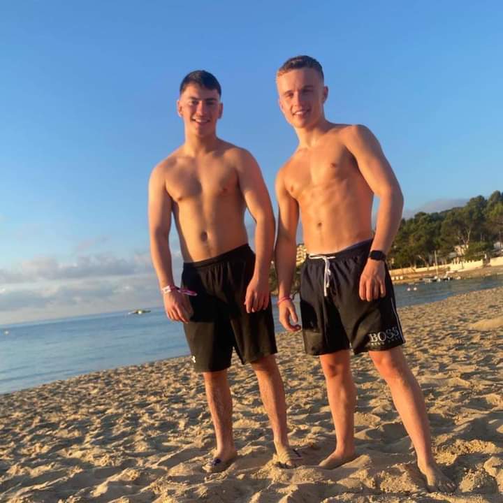 Shirtless guys