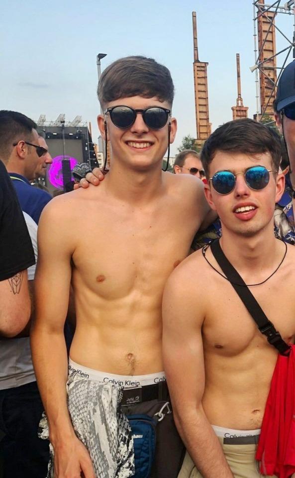 Shirtless guys