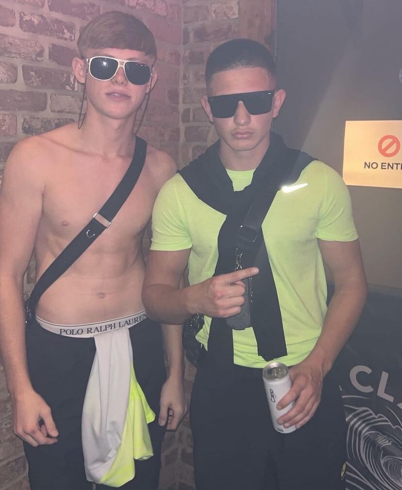 Shirtless guys