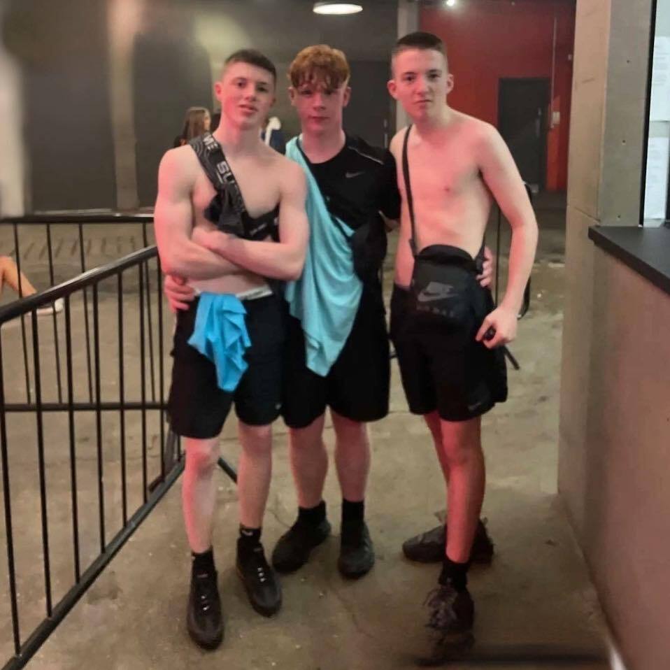 Shirtless guys