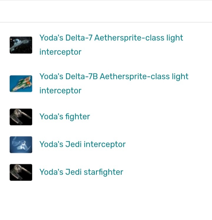 Star Wars Ships