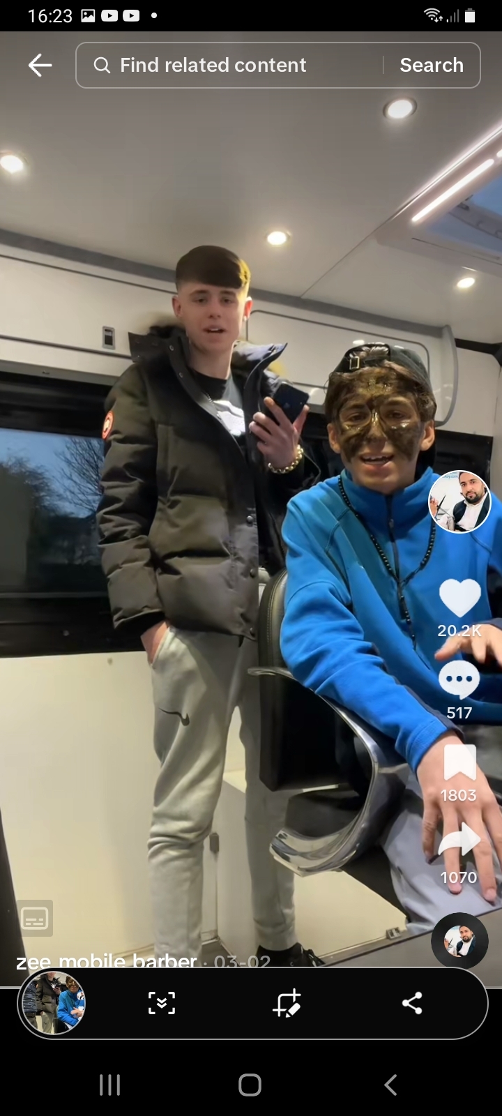 TikTok zeemobilebarber