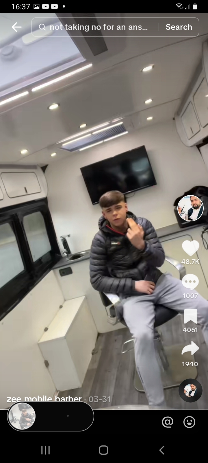 TikTok zeemobilebarber