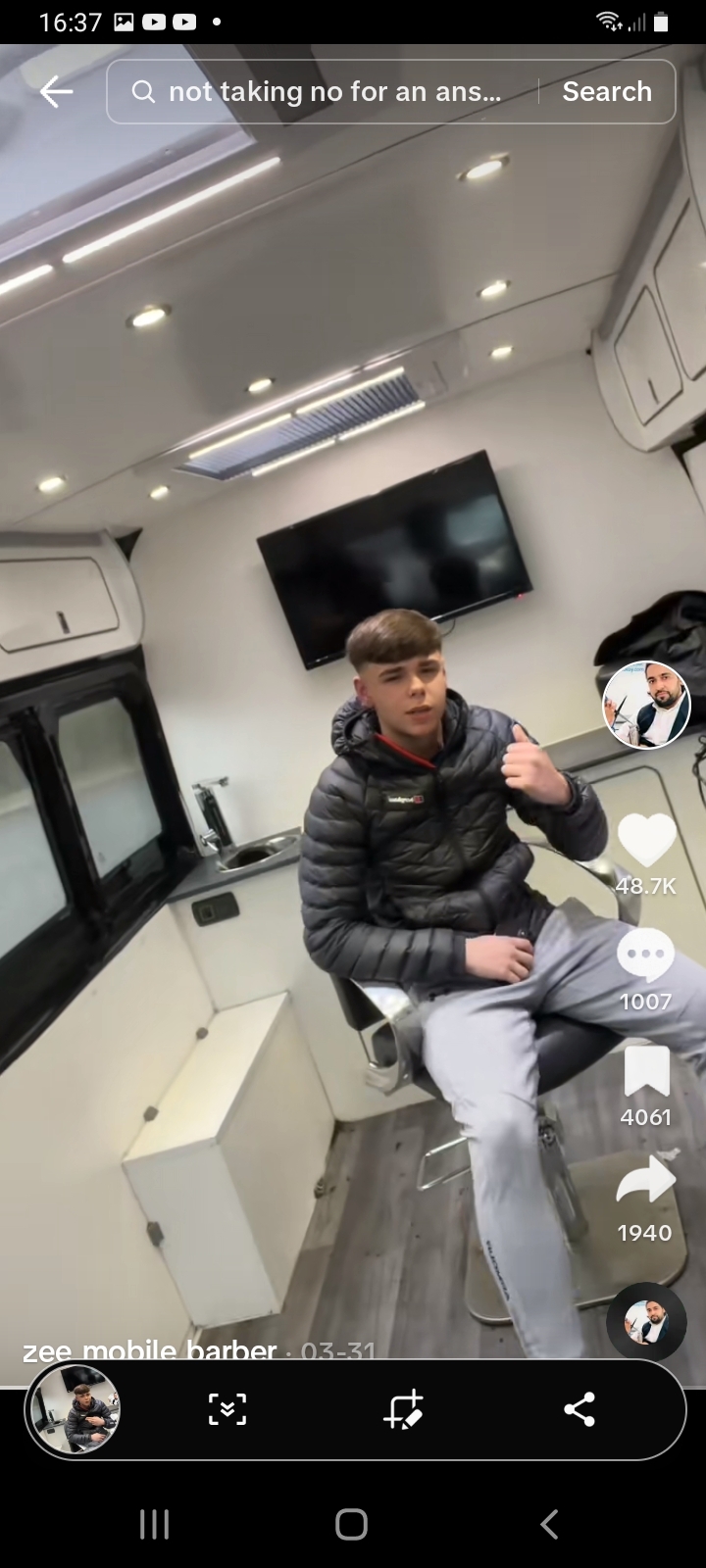 TikTok zeemobilebarber