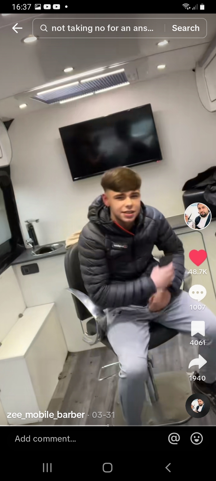 TikTok zeemobilebarber