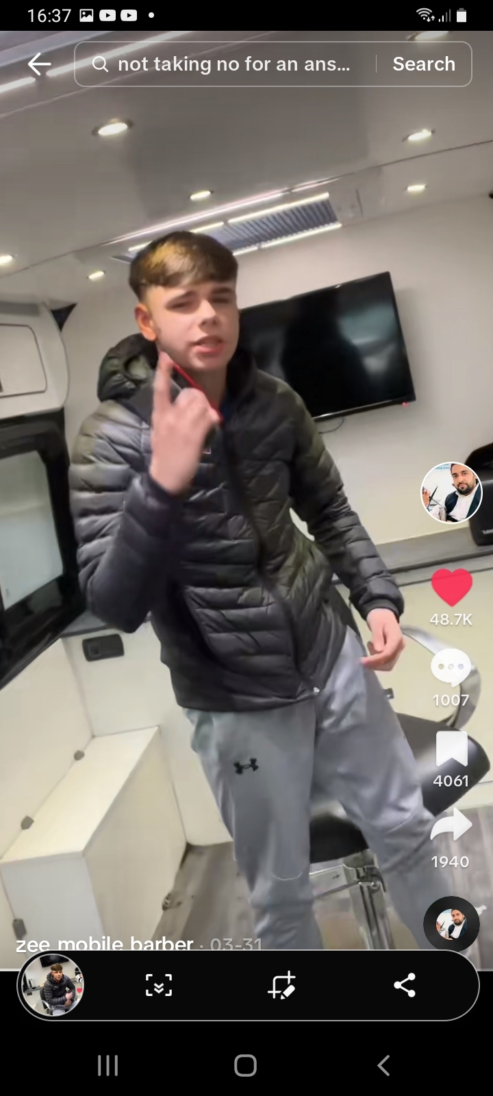 TikTok zeemobilebarber