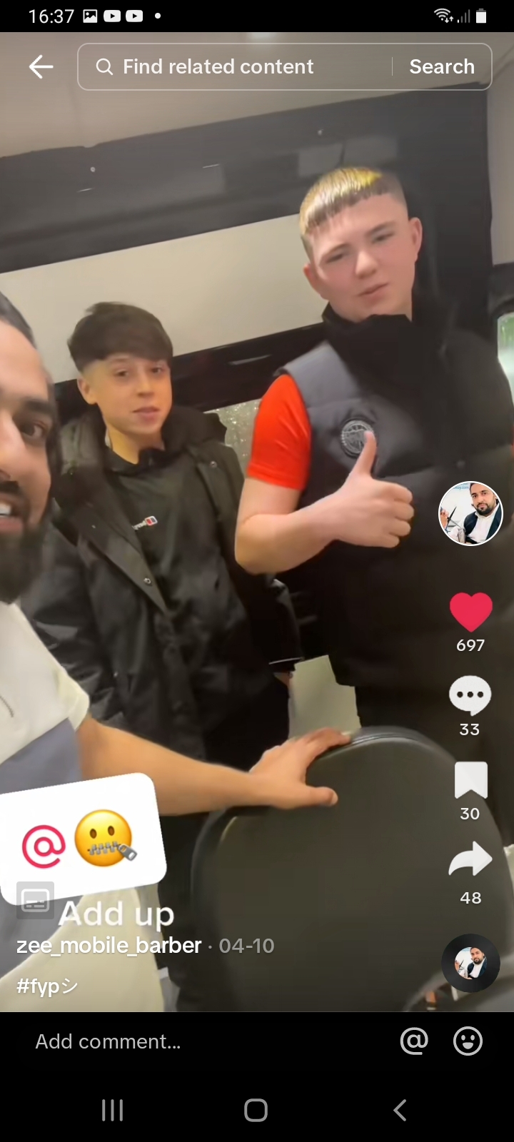 TikTok zeemobilebarber