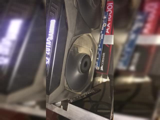 Defective Left Fan