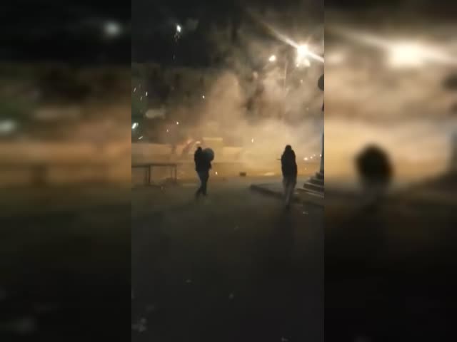Street war celebrations after Algeria won Arab Football Cup