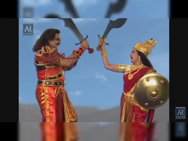 Goddess durga fight