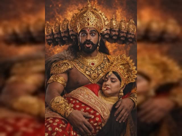 Raavan abducted goddess