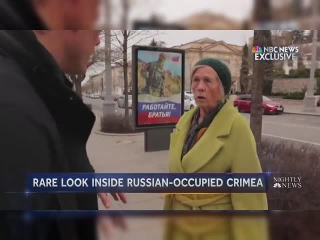 NBC reporter learn that Crimea is Russian