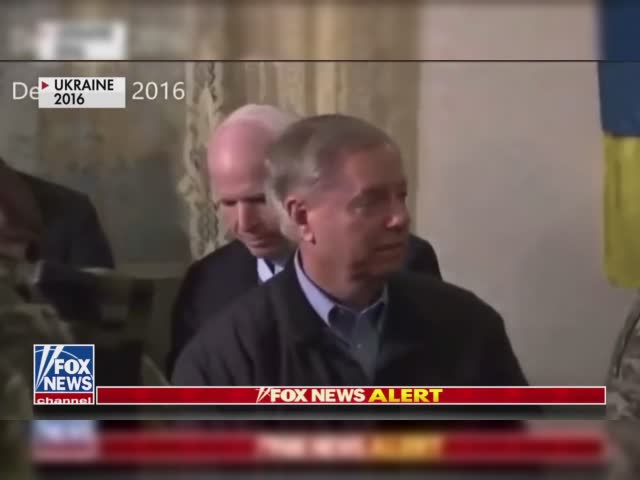 Lindsay Graham starts the war while in Ukraine