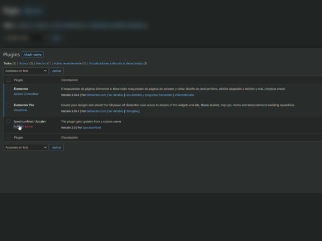 SpectrumNext Updater Demo