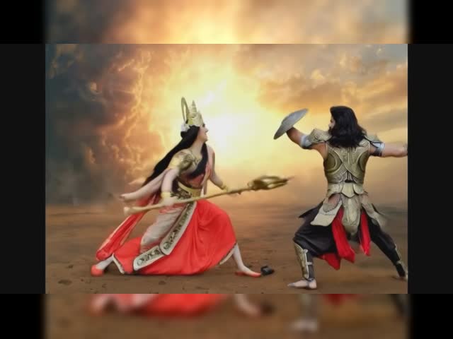 Goddess durga vs mahishasur