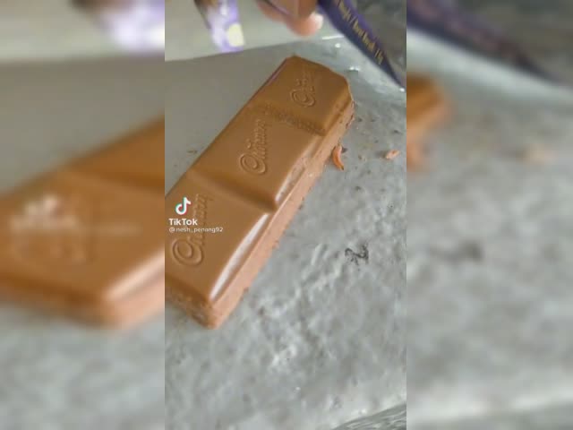 Worms in Bar of Cadbury chocolate