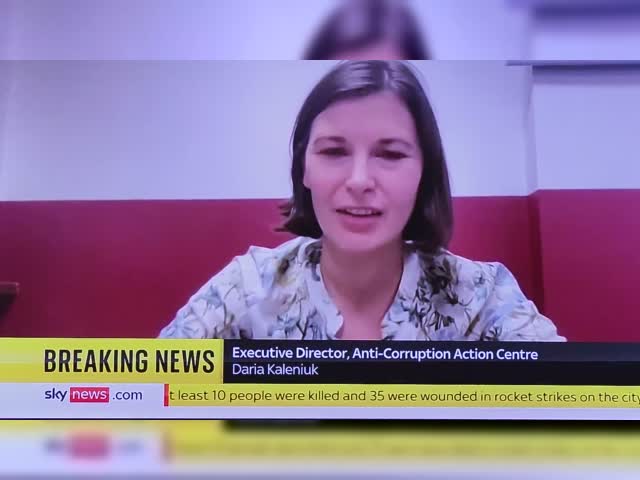 Daria Kaleniuk Sky news interview