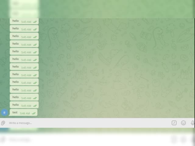 telegram spam