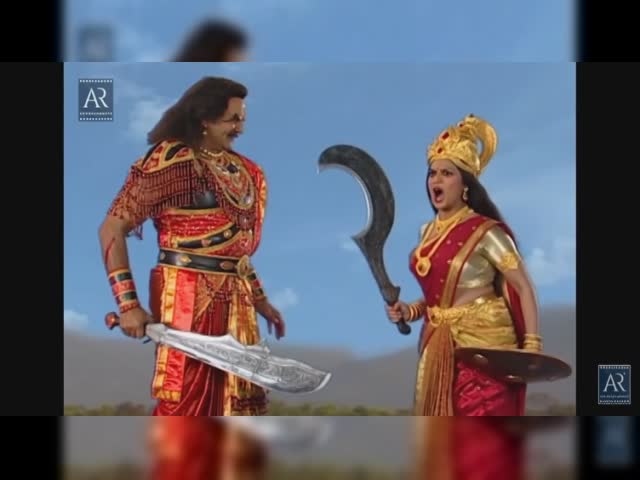 Goddess durga fights