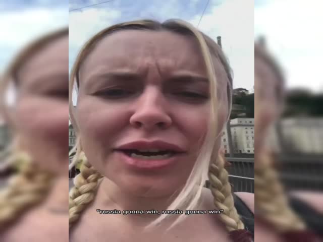 Brainwashed Russian girl in vienna