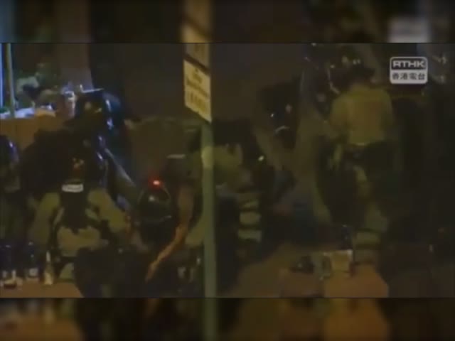 Daily ordinary works of Hong Kong police.