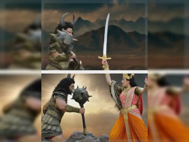 Goddess durga vs mahishasur