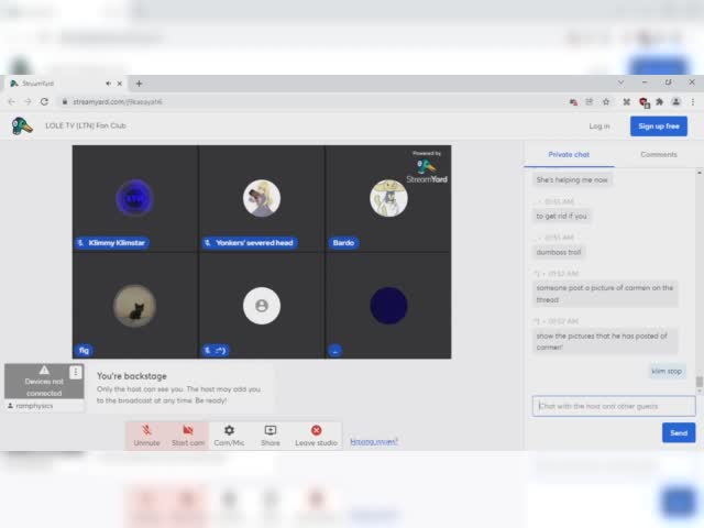 carmen joins the stream
