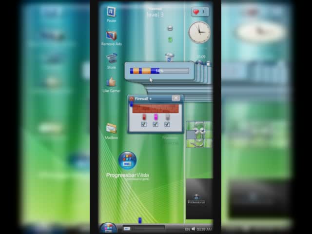 Progress bar 95