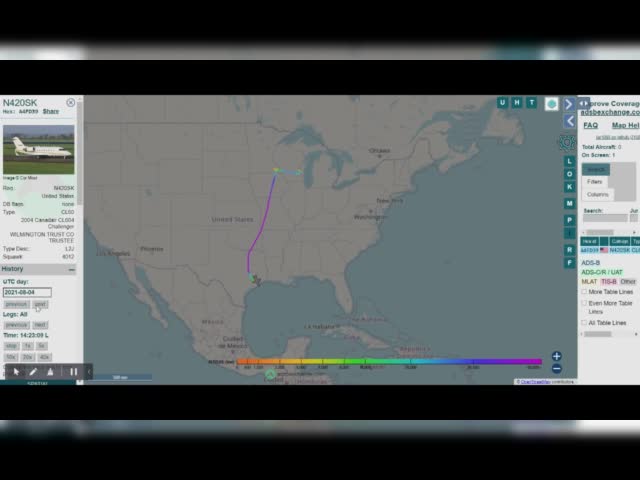 Oshkosh N420 Houston Flight
