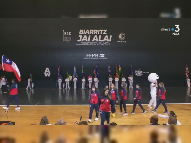 Mondiaux de pelote au Pays Basque soirée d'ouverture à Biarritz