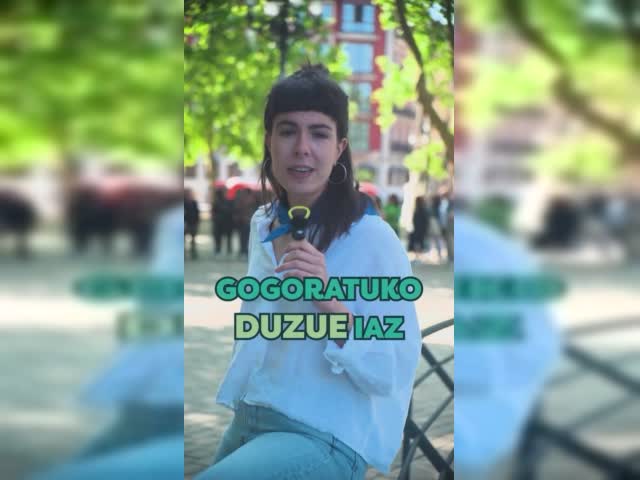 Bada garaia, txantajerik ez