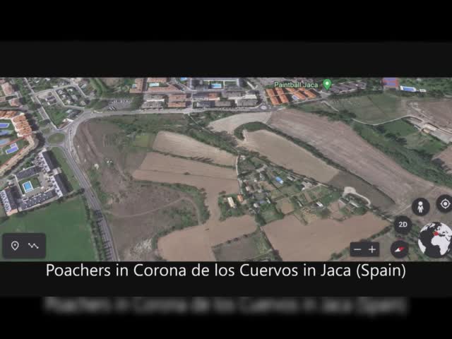 Poachers in Corona de los Cuervos in Jaca (Spain)