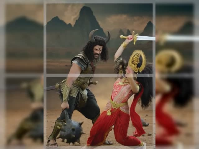Goddess durga vs mahishasur