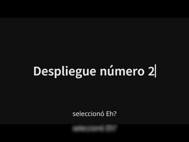 despliegue