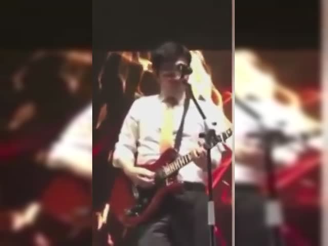 Lawrence Wong Rocking with Guitar