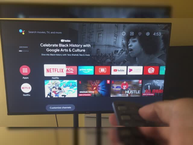tv working