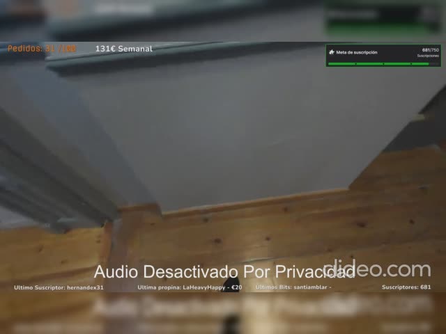 Cayendo en la vivienda