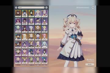 Genshin loadout animation
