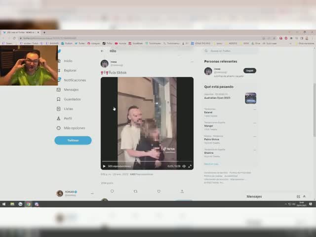 Vídeo que se cayó sin querer