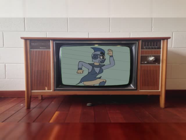 70s TV Showing Fake Anime