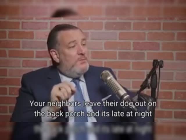 Ted Cruz Kevin Roberts talk about dog murder