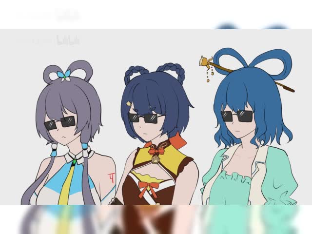 【∞三角】朝你大胯捏一把