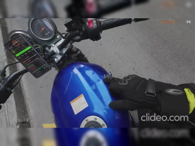 Explicación caída nocturna en moto del Lidl